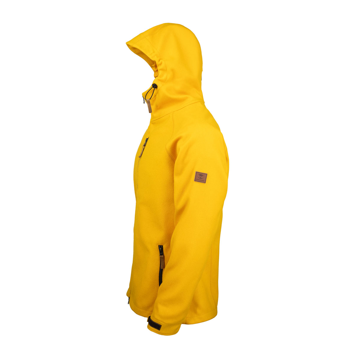 Herrenjacke "Kapuzenraudi" - Gelb