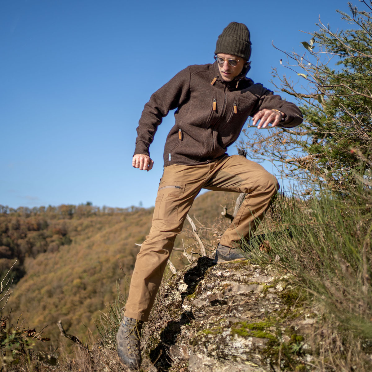 Herren-Outdoorhose "Wanderbux II" - Khaki