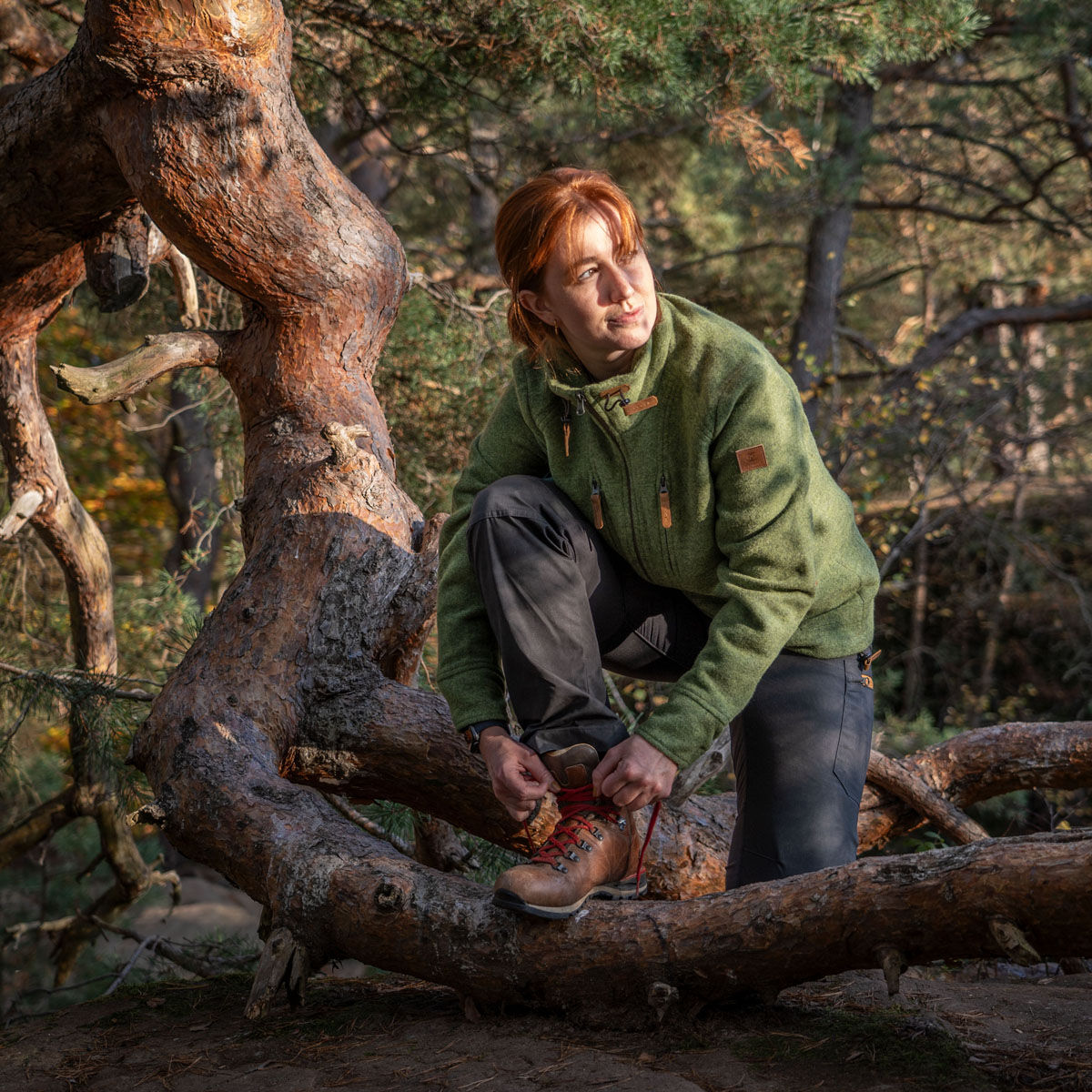 Women's Outdoor Pants "Wanderbux II", Anthracite