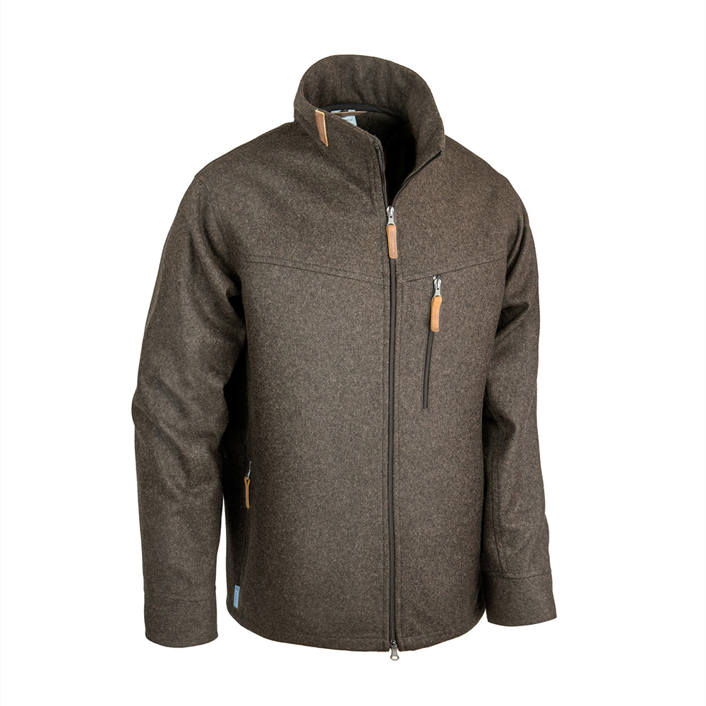 Windbreaker "Manntje" aus Loden - Basaltgrau