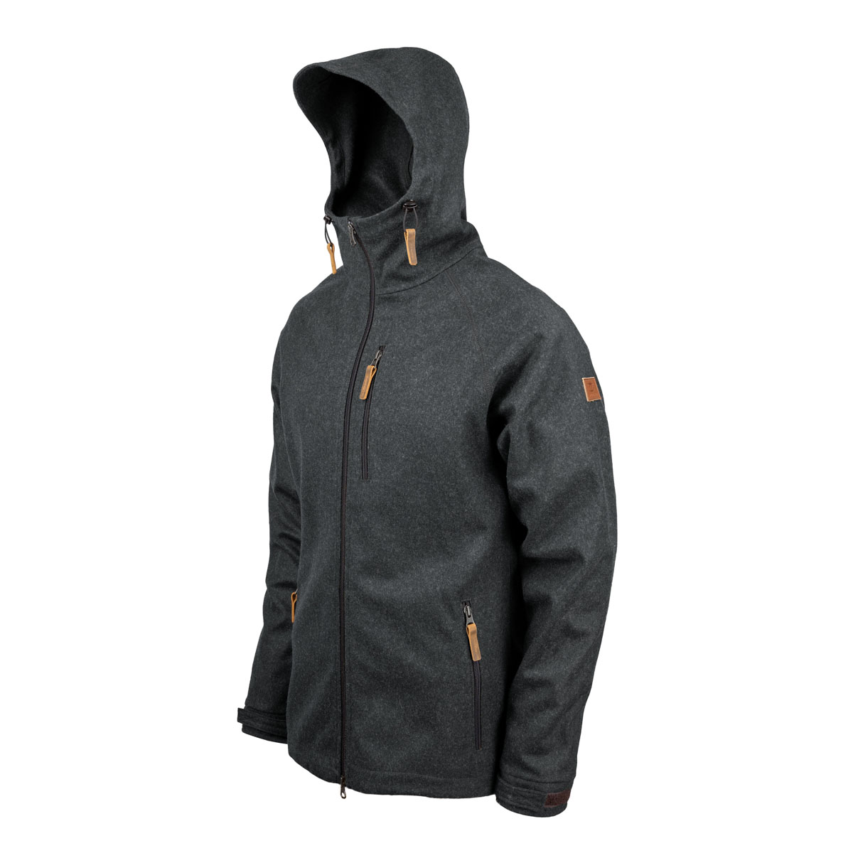Herrenjacke "Kapuzenraudi" - Graphit