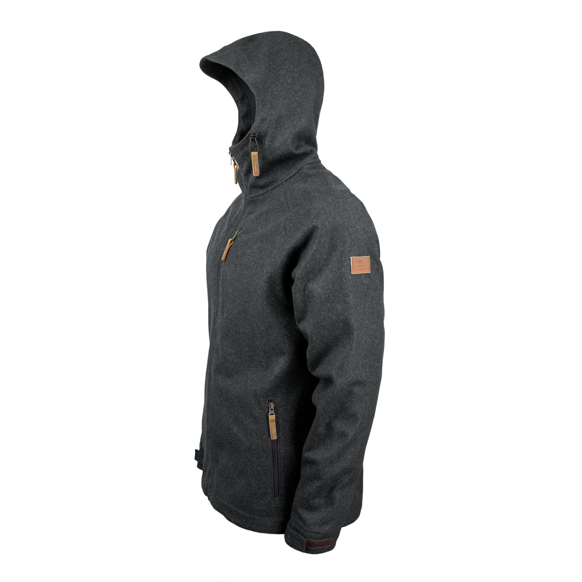 Herrenjacke "Kapuzenraudi" - Graphit