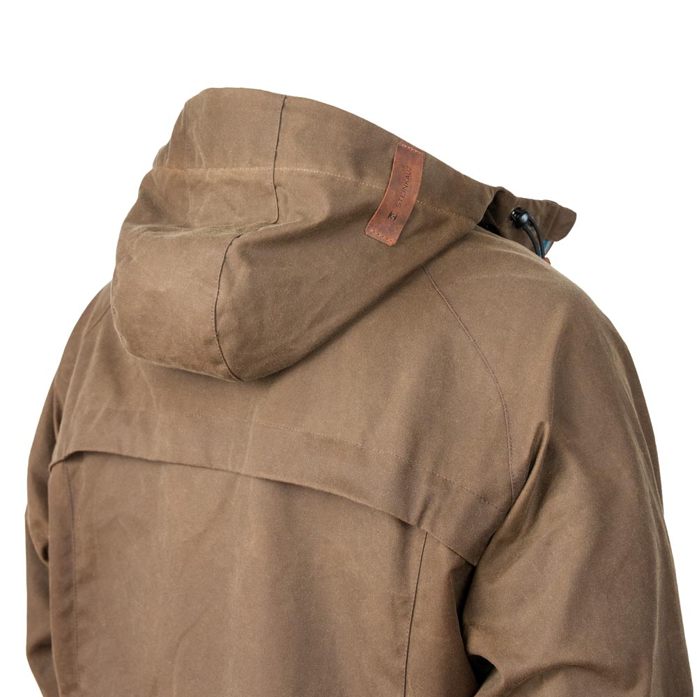 STEINKAUZ Wachsjacke REGENSEGEN Khaki