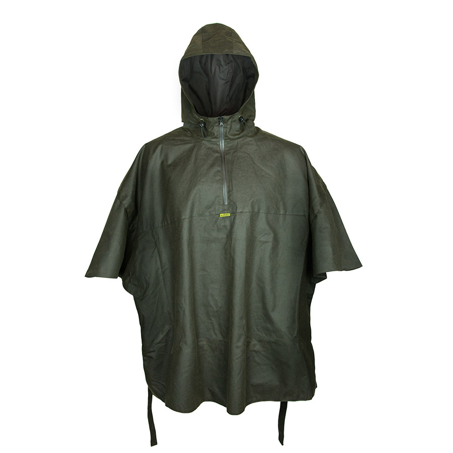 Regencape "Wassermann" aus Waxcotton - oliv