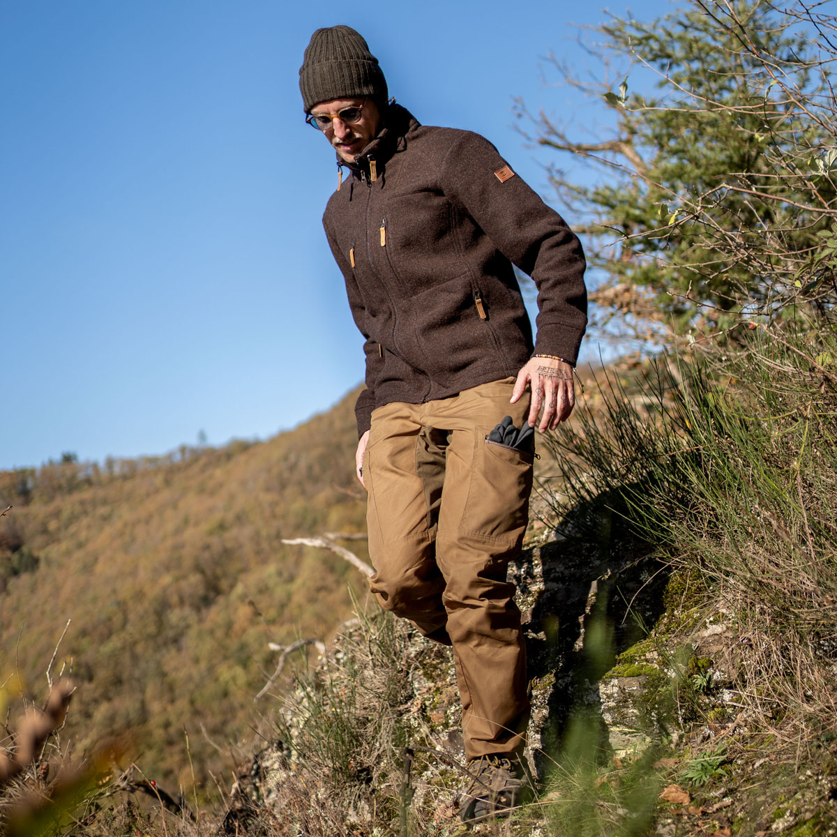 Herren-Outdoorhose "Wanderbux II" - Khaki