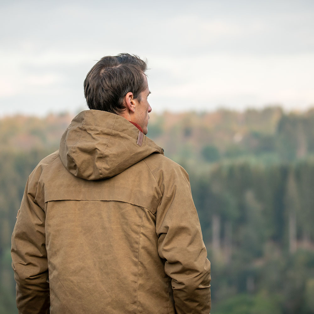 STEINKAUZ Outdoorjacke "Windfang" Khaki