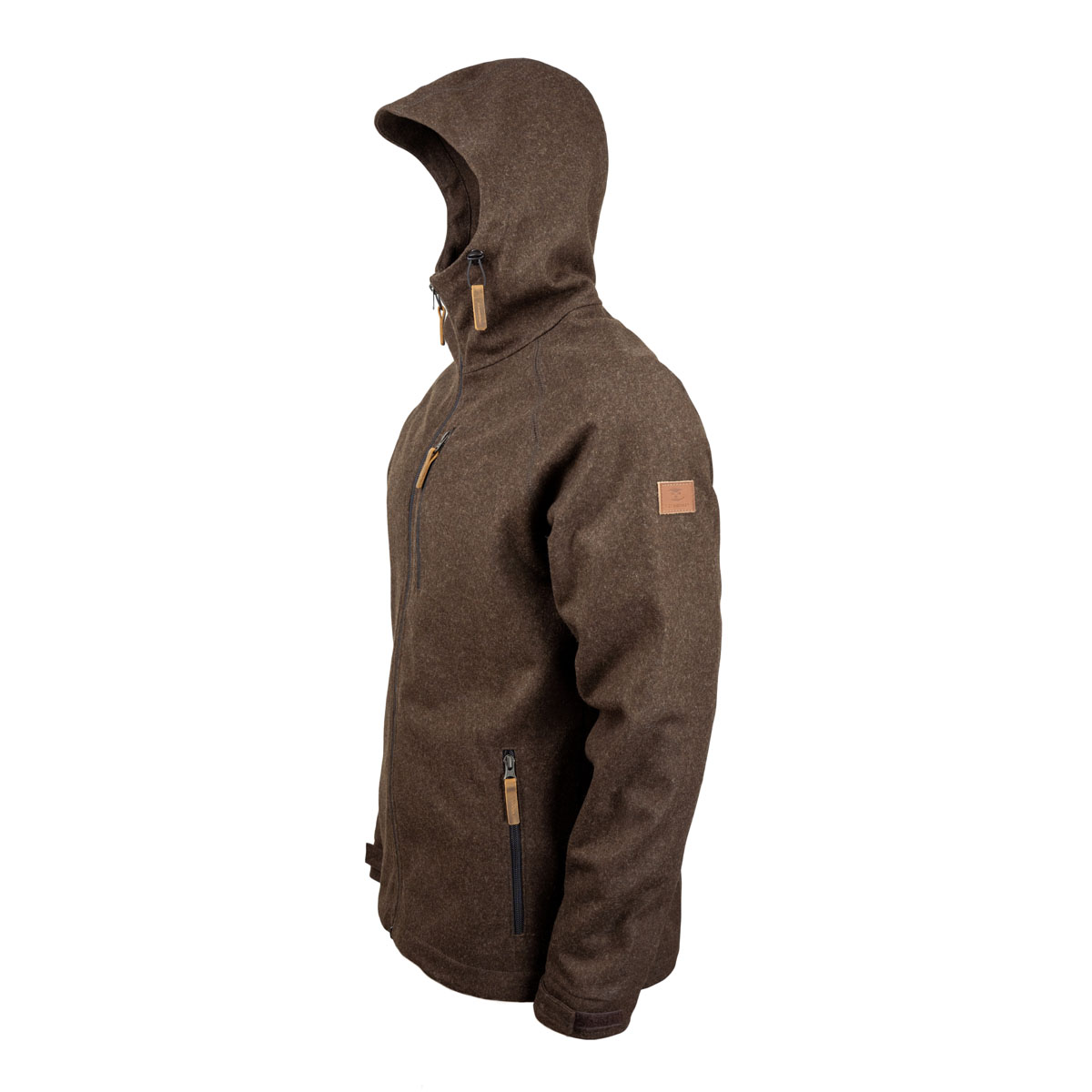 Herrenjacke "Kapuzenraudi" - Braun