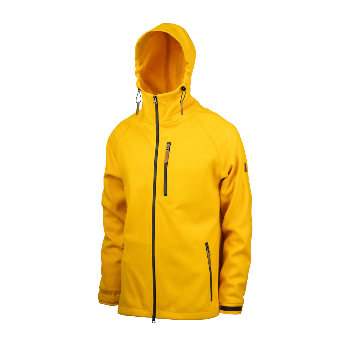 Herrenjacke "Kapuzenraudi" - Gelb