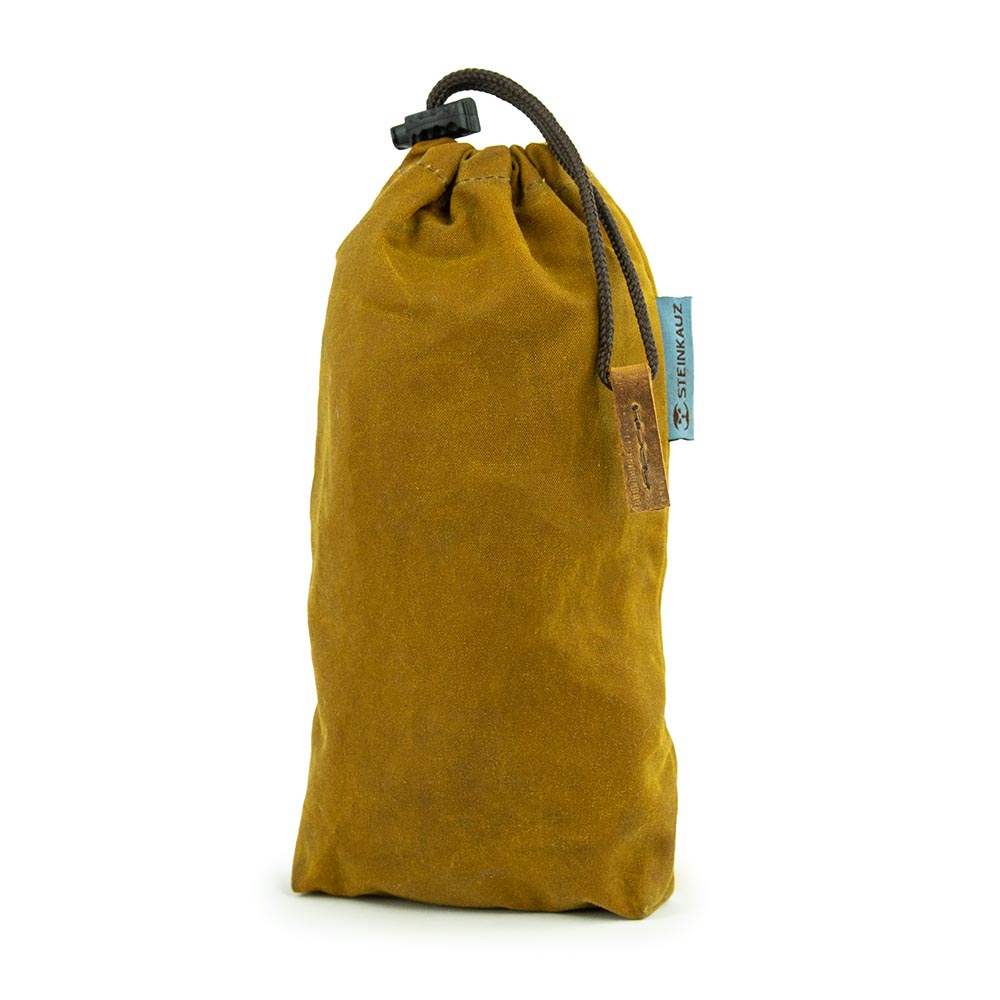 Modulus® Flaschenbeutel - Waxed Cotton Safran