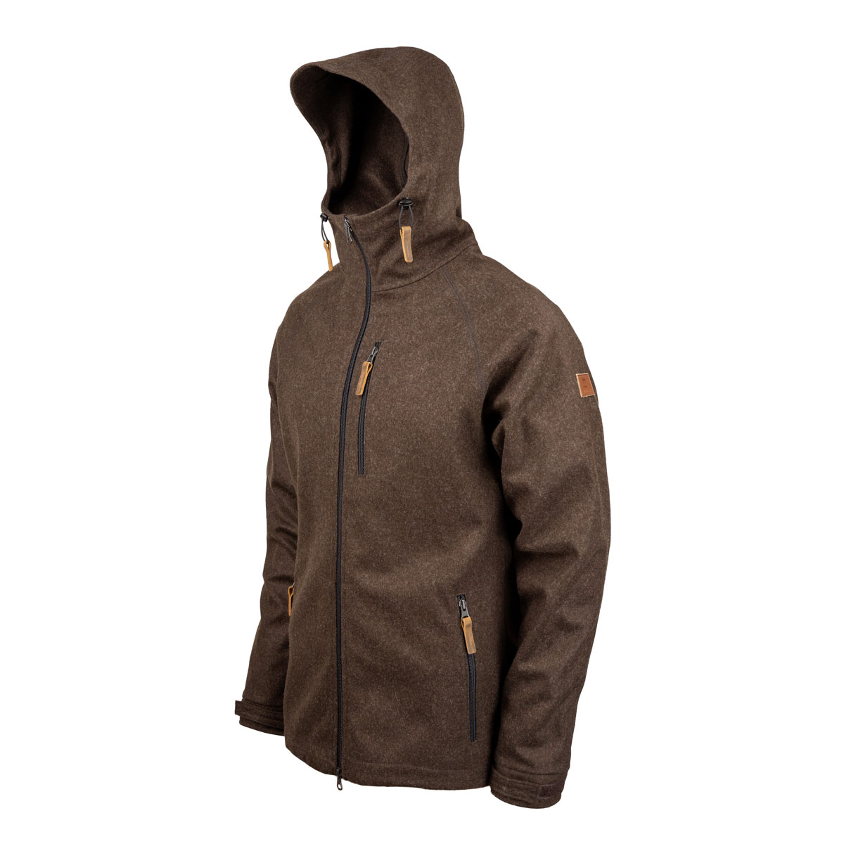 Herrenjacke "Kapuzenraudi" - Braun
