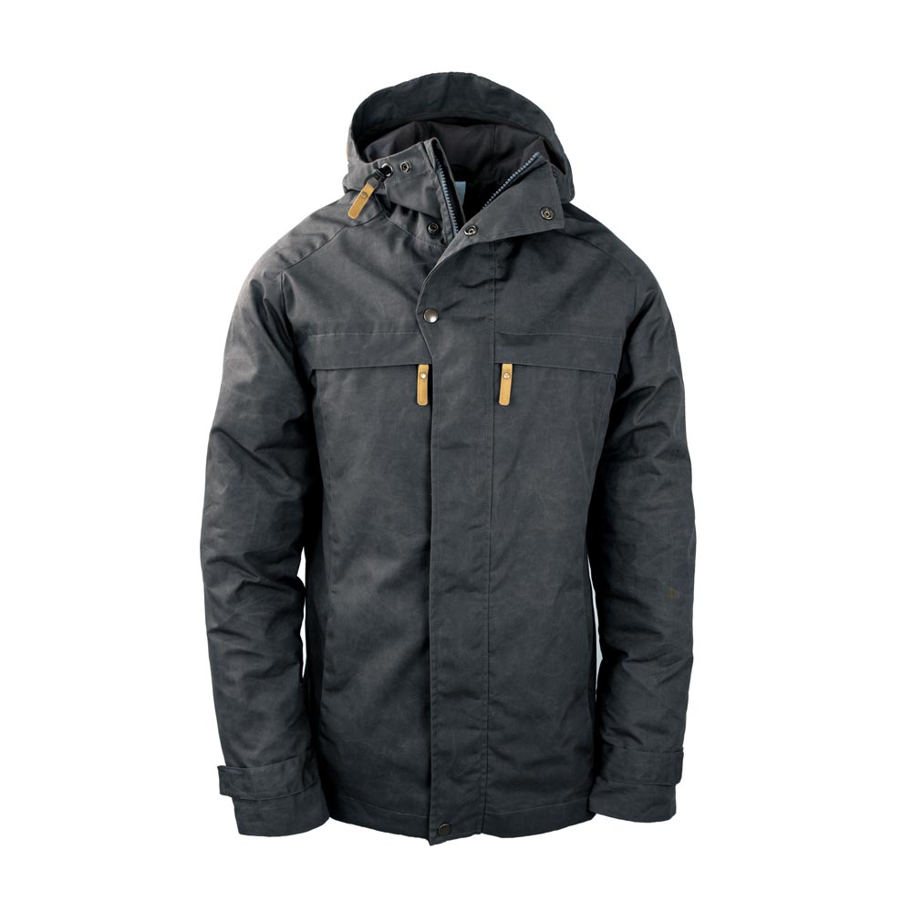 STEINKAUZ Outdoorjacke "Windfang" Anthrazit