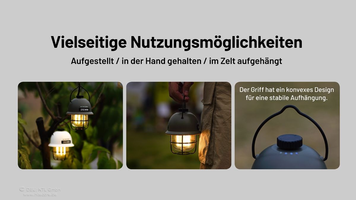 Nitecore Camp Light LR40 Olivgrün