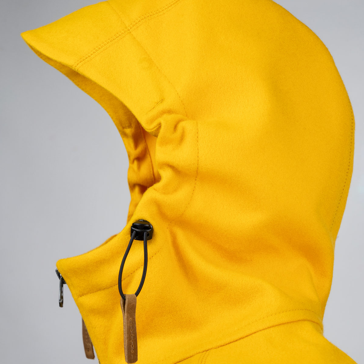 Herrenjacke "Kapuzenraudi" - Gelb