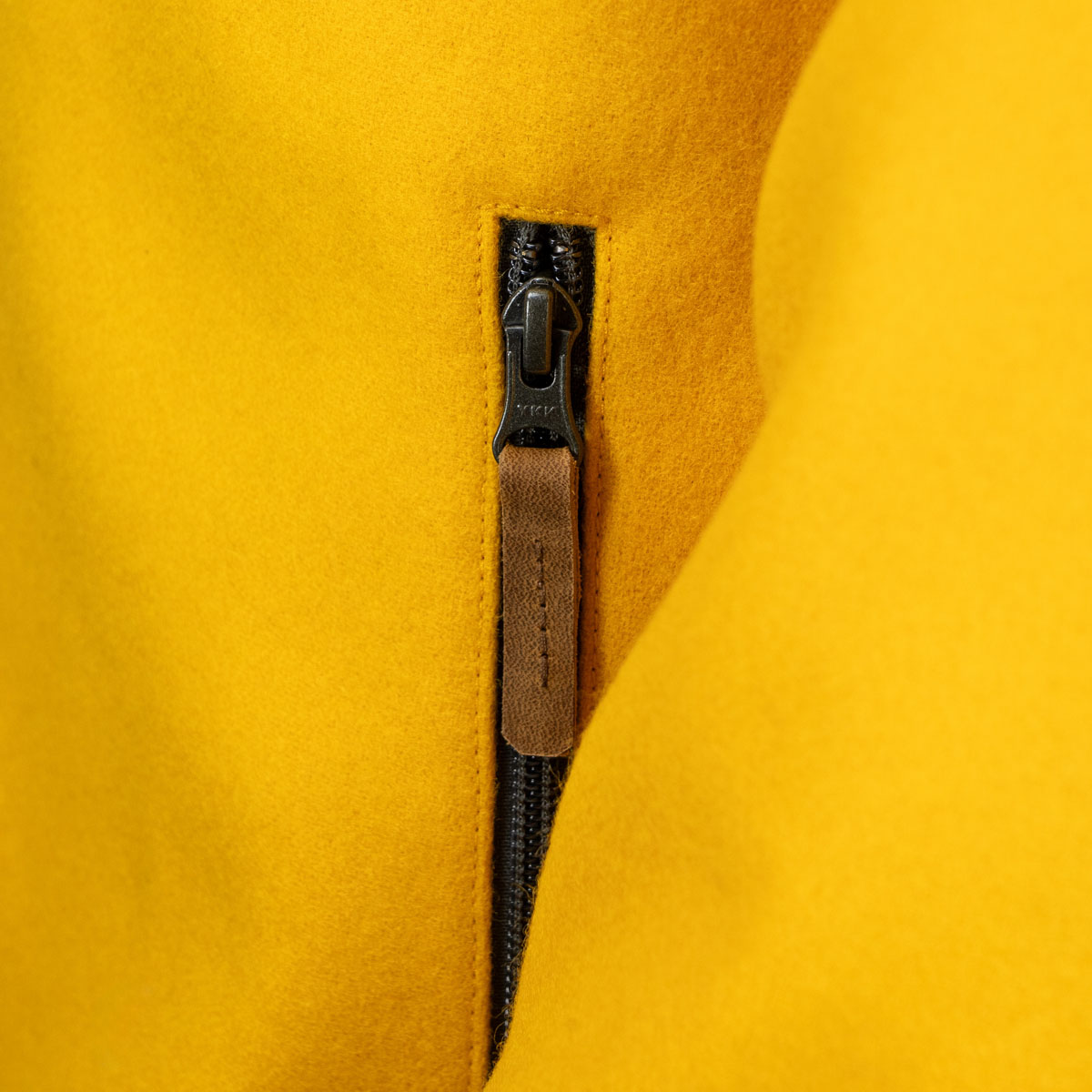 Herrenjacke "Kapuzenraudi" - Gelb