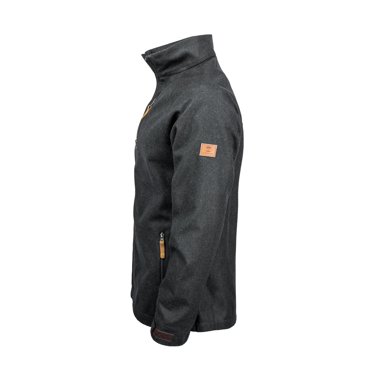 Herrenjacke "Kragenraudi" - Graphit