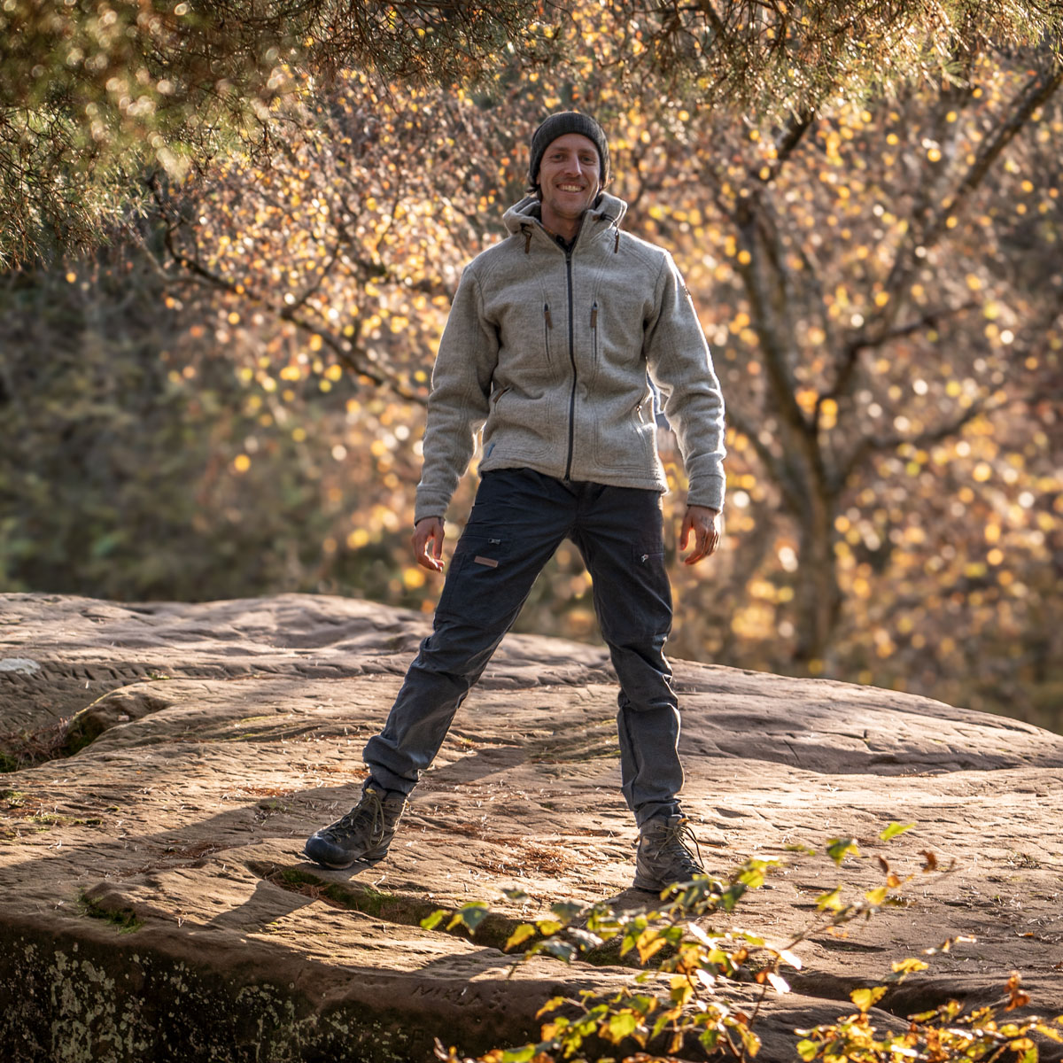 Herren-Outdoorhose "Wanderbux II" - Anthrazit