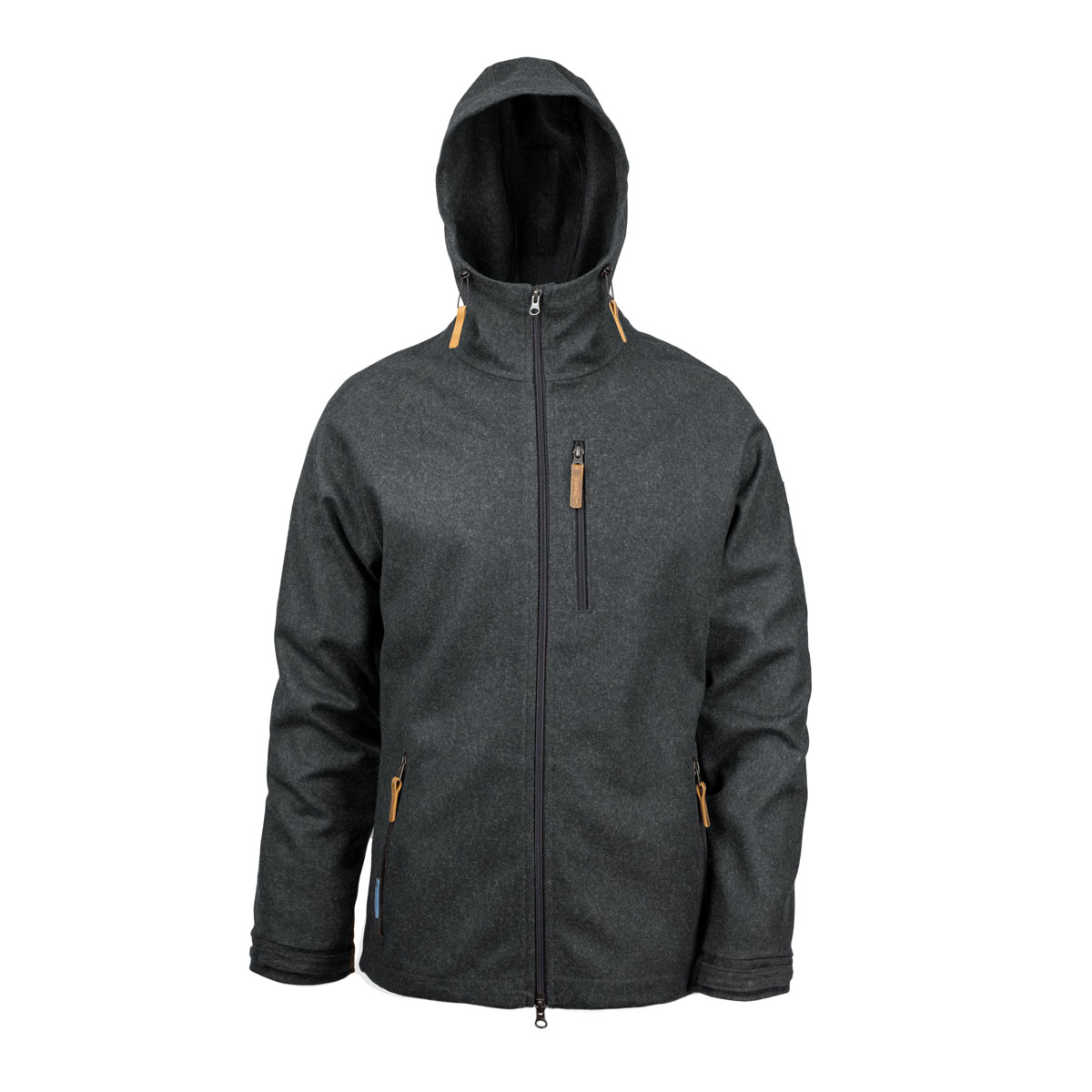 Herrenjacke "Kapuzenraudi" - Graphit