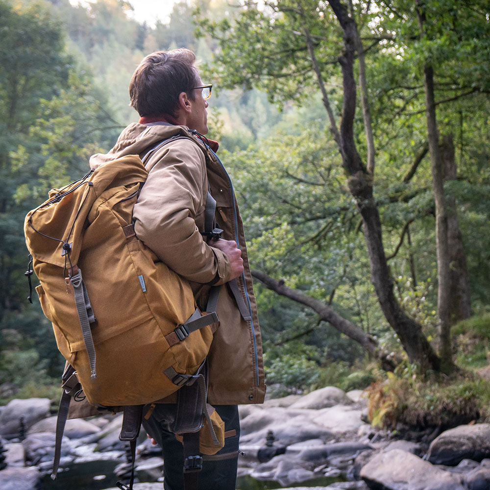 STEINKAUZ Outdoorjacke "Windfang" Khaki