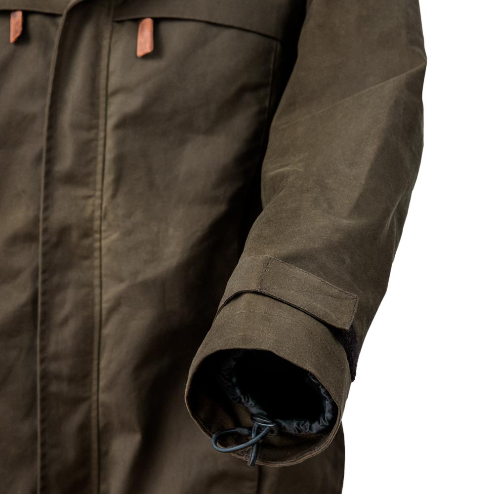 STEINKAUZ Wachsjacke "Regensegen" Dunkeloliv
