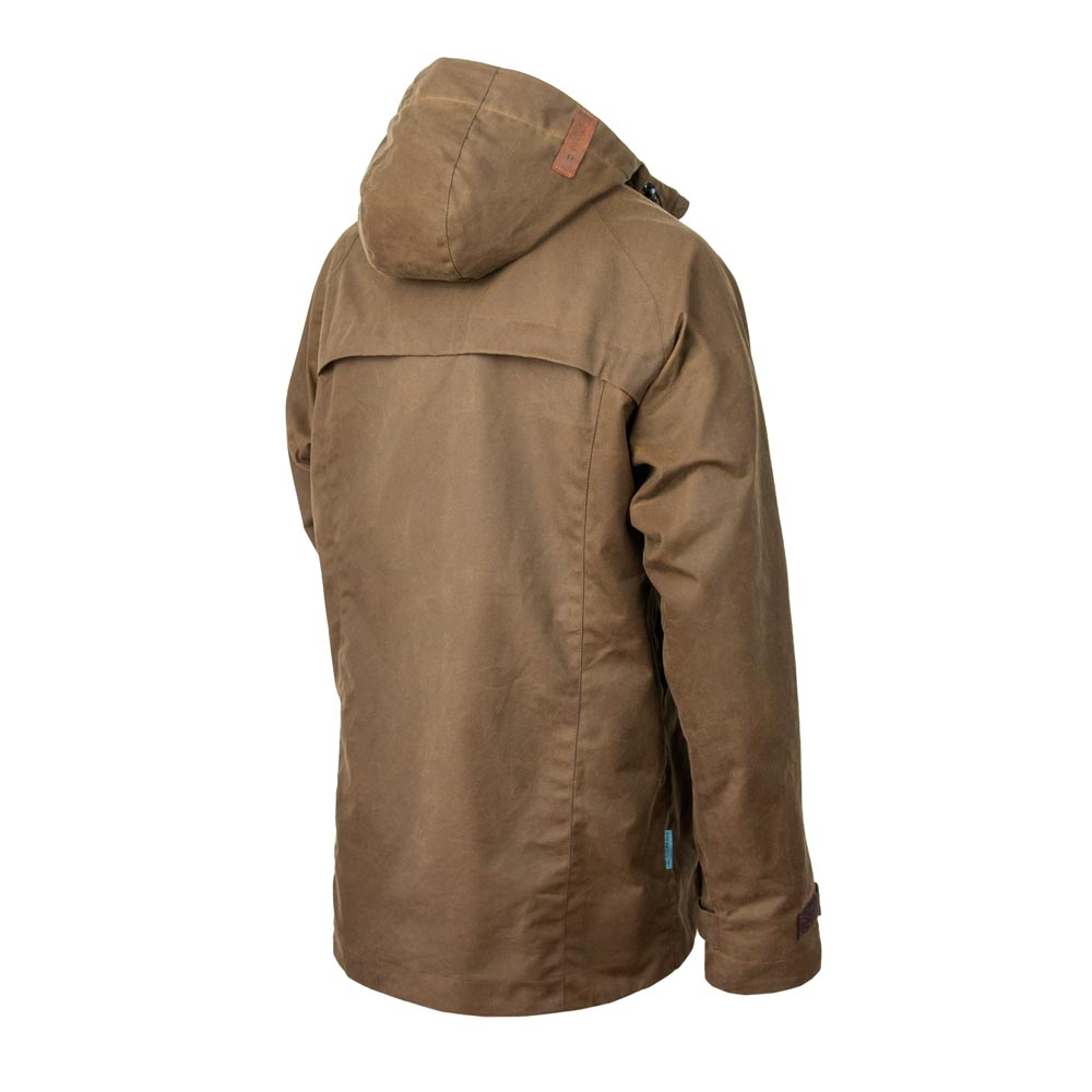 STEINKAUZ Wachsjacke REGENSEGEN Khaki