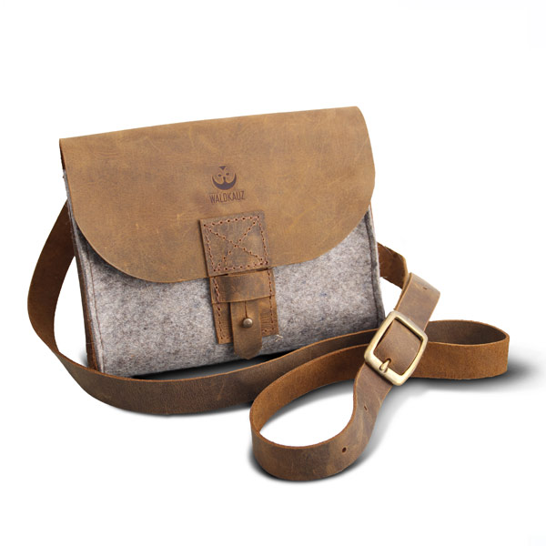 Filztasche klein als Freisteller