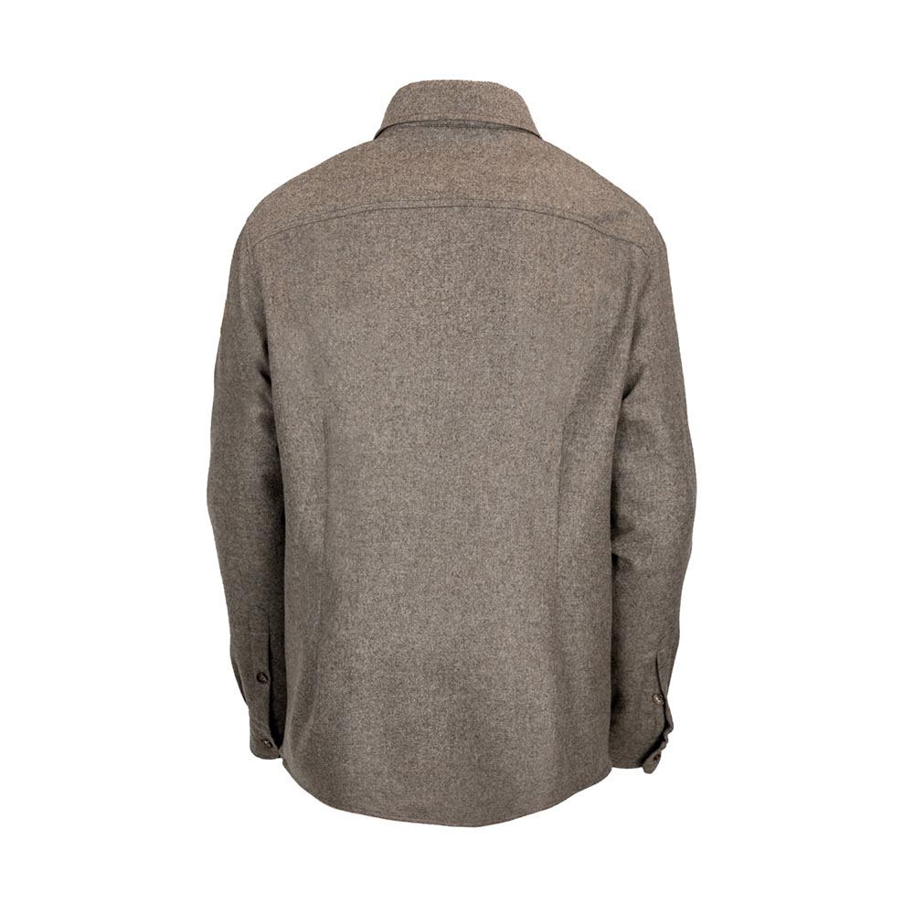 Merino-Lodenhemd "Grimbart" Grau - New Fit