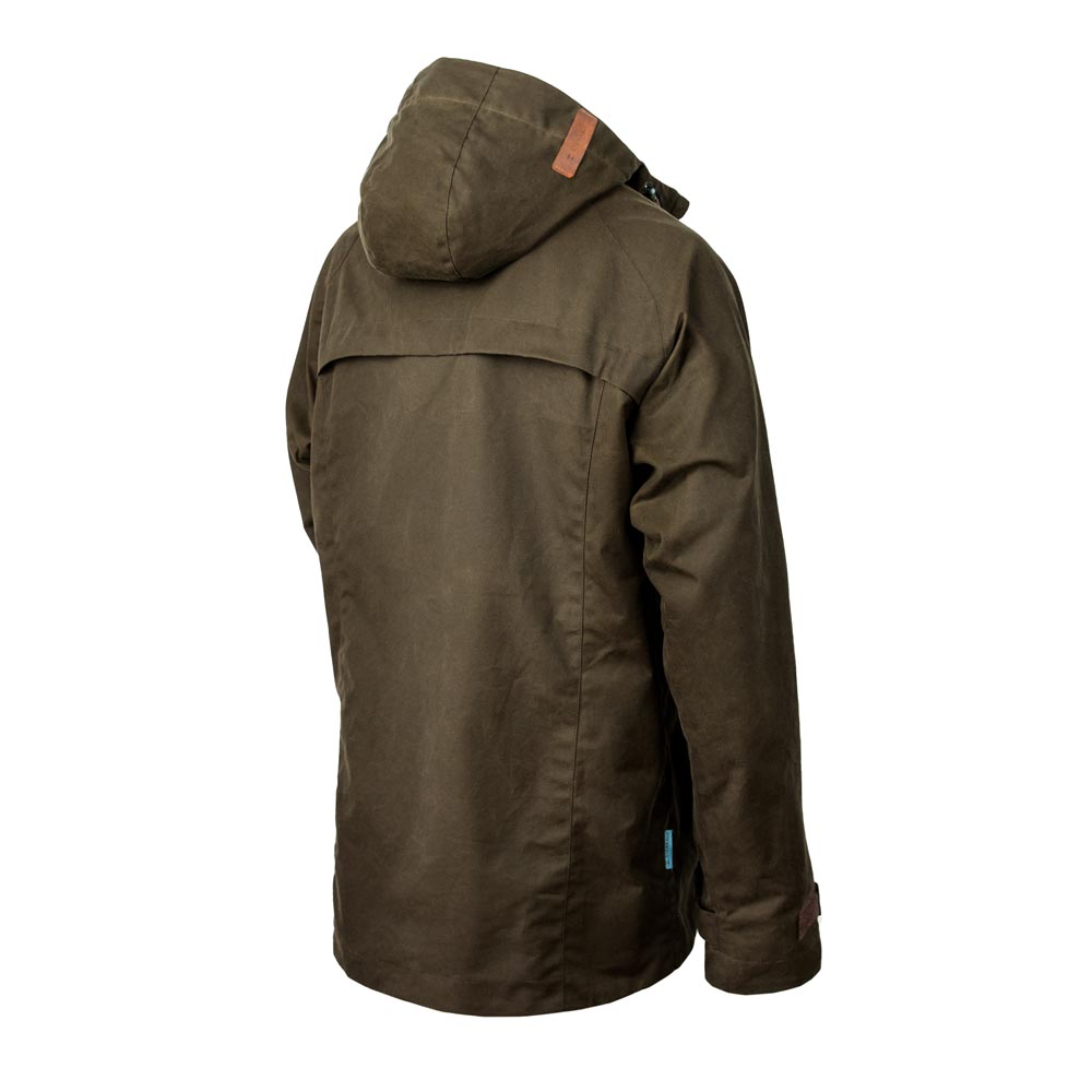 STEINKAUZ Wachsjacke "Regensegen" Dunkeloliv