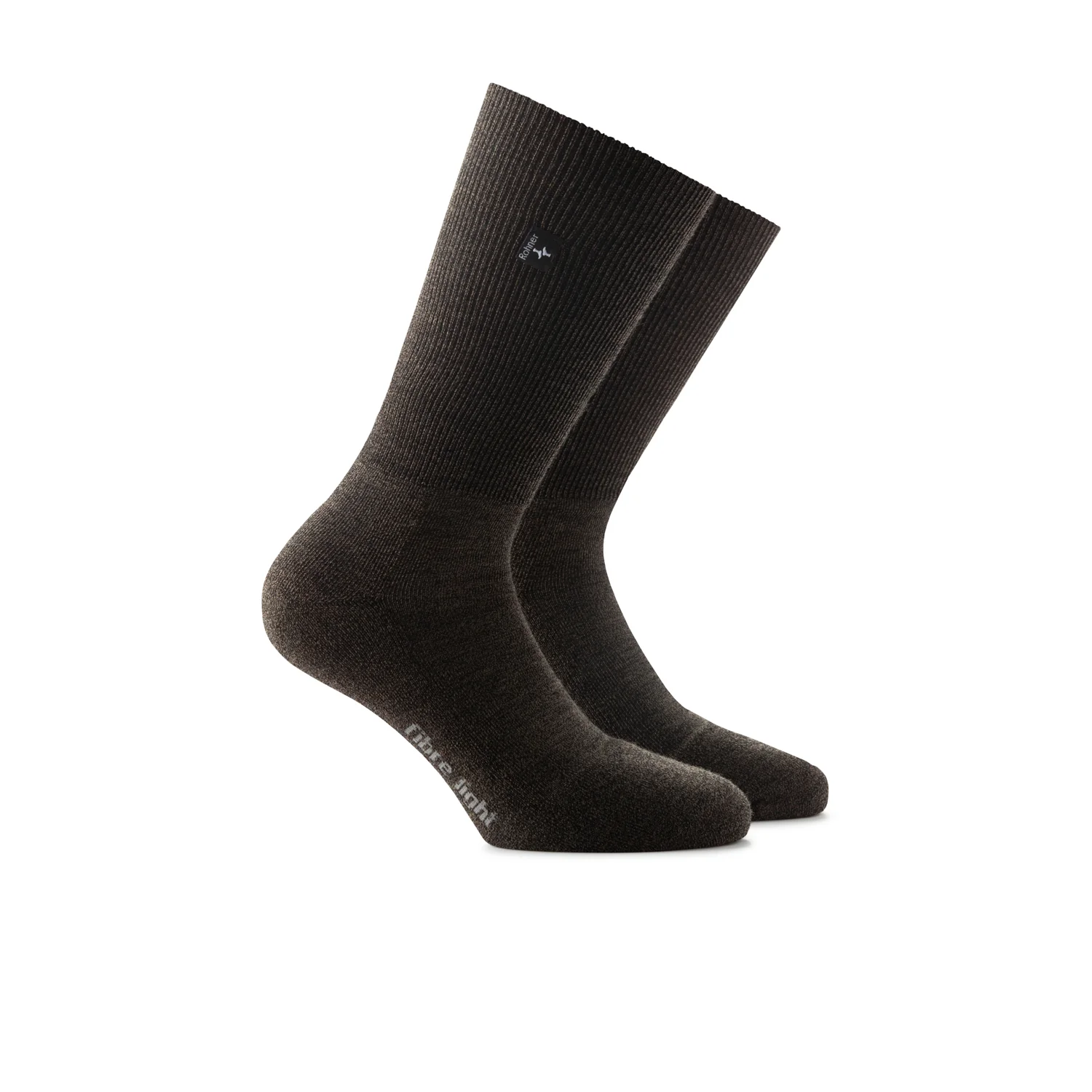 Rohner Socke Fibre Light SupeR, braun mele