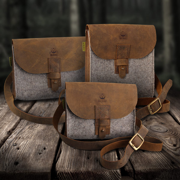 Filztaschen in 3 Formaten