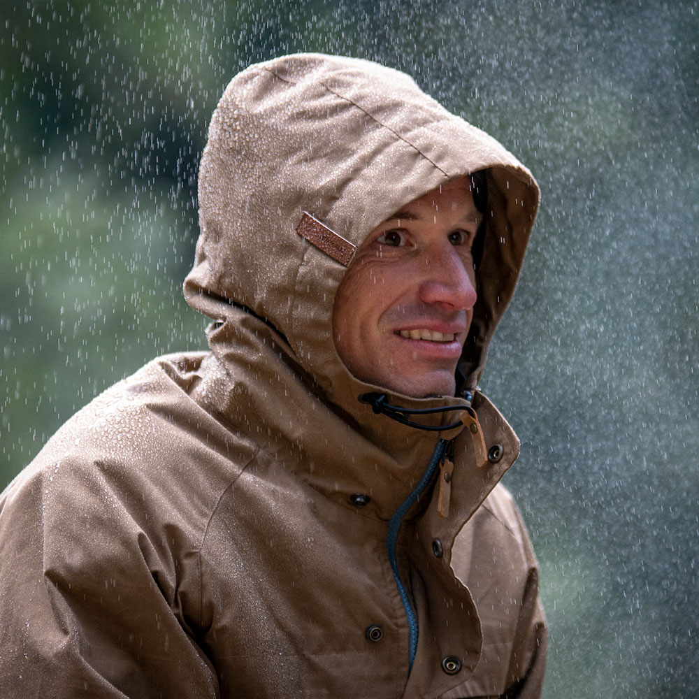 STEINKAUZ Outdoorjacke "Windfang" Khaki