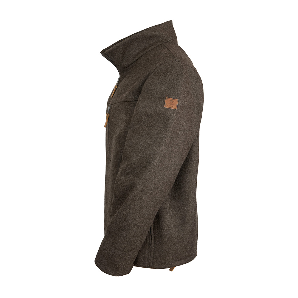 Windbreaker "Manntje" aus Loden - Basaltgrau