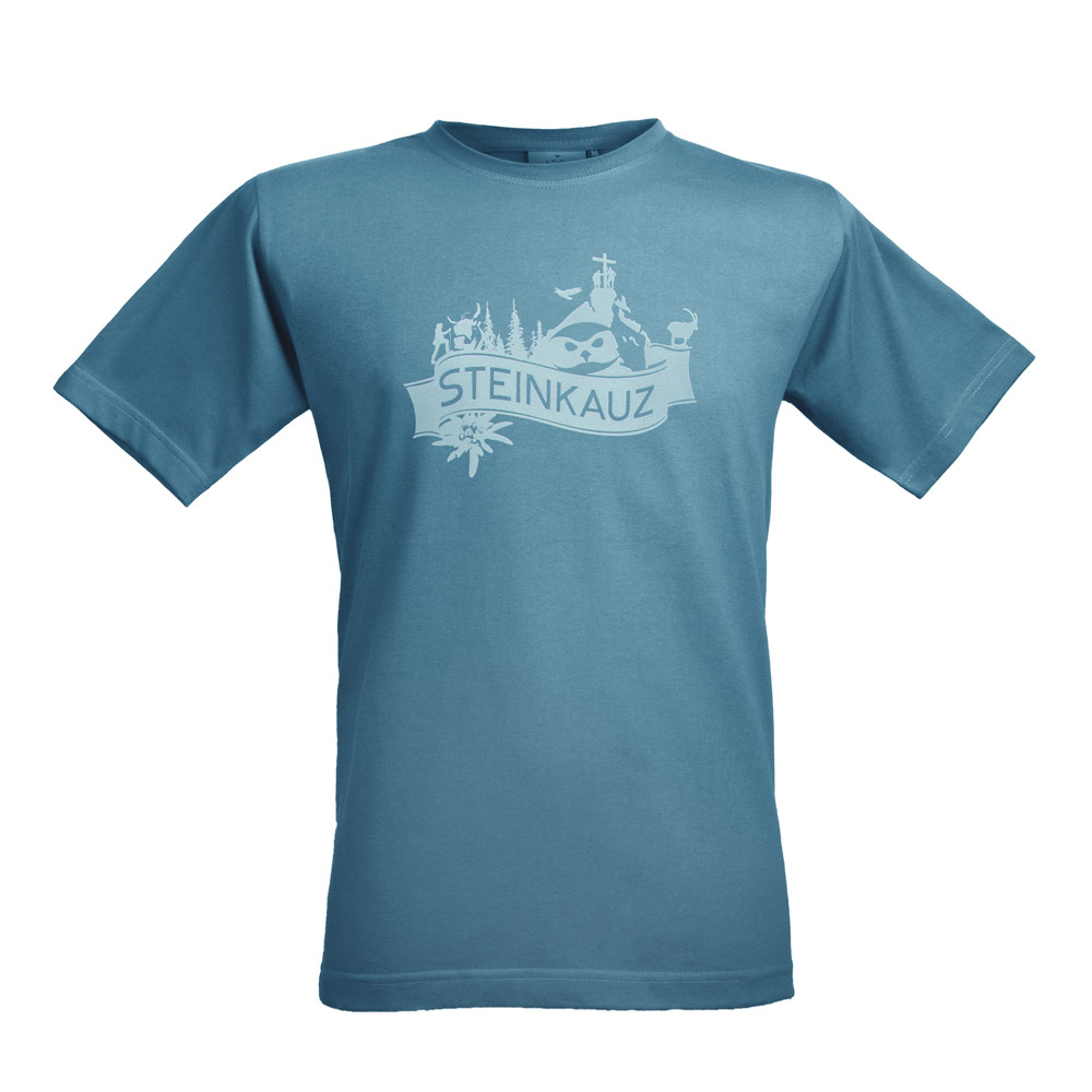 STEINKAUZ Herren T-Shirt "Gipfelkreuz"