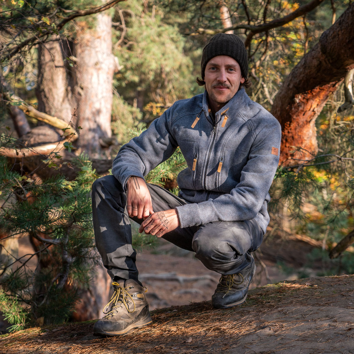 Herren-Outdoorhose "Wanderbux II" - Anthrazit