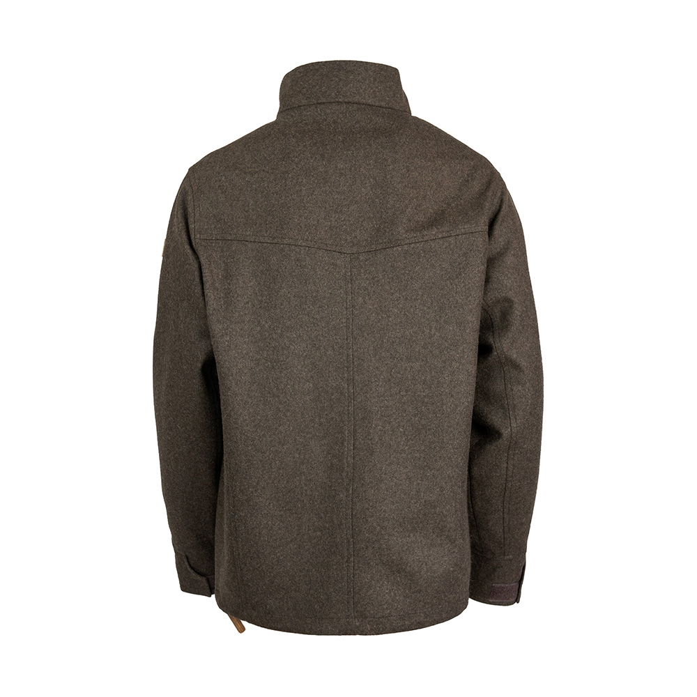 Windbreaker "Manntje" aus Loden - Basaltgrau