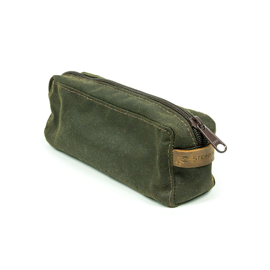 Waxcotton-Etui "Krämerling" - Oliv