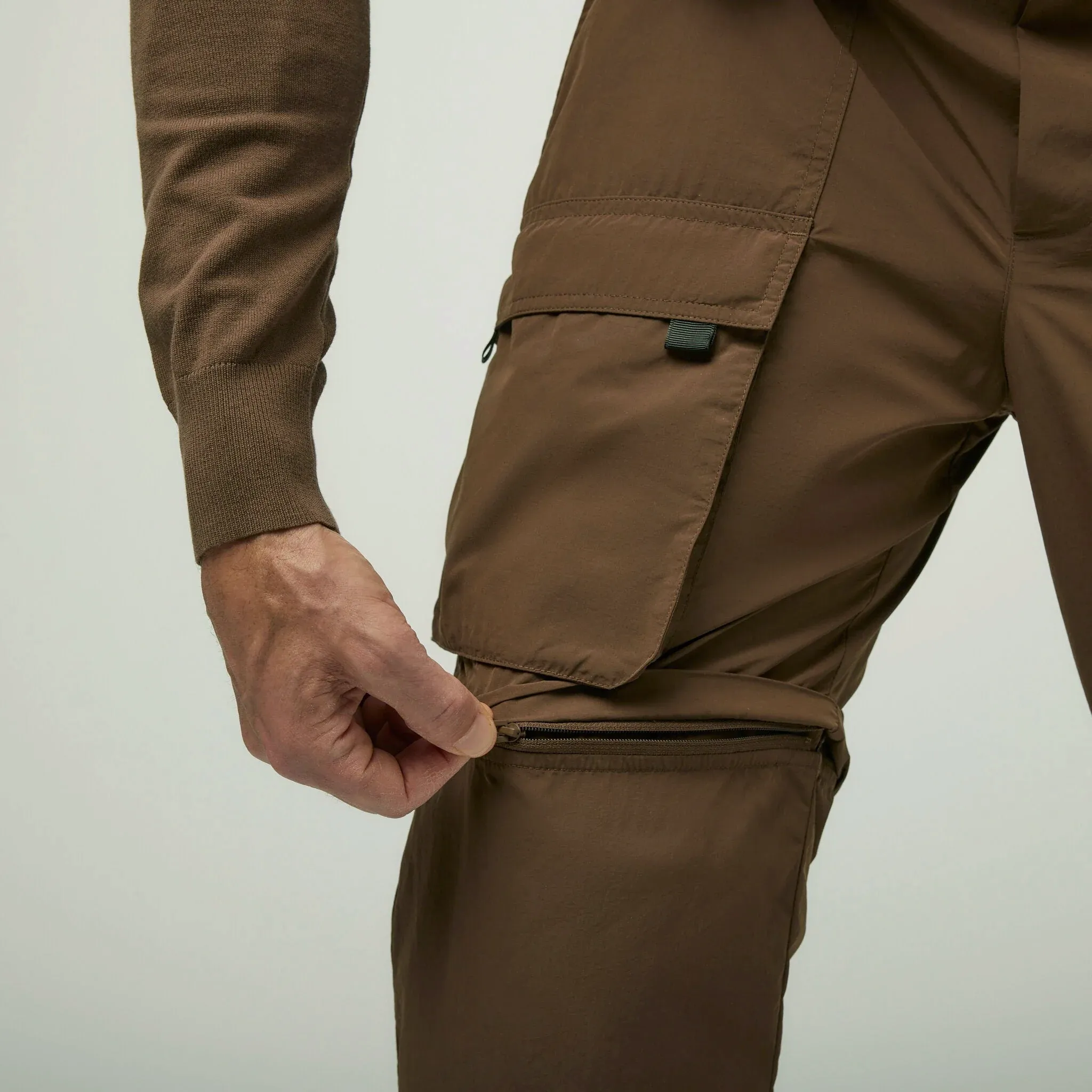 Tilley Tech Pull On Zip Off Pant "peat"