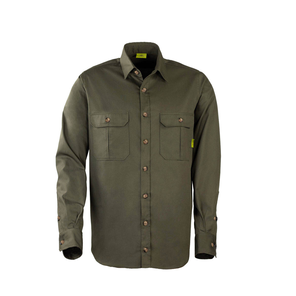 Polycotton Hemd grün