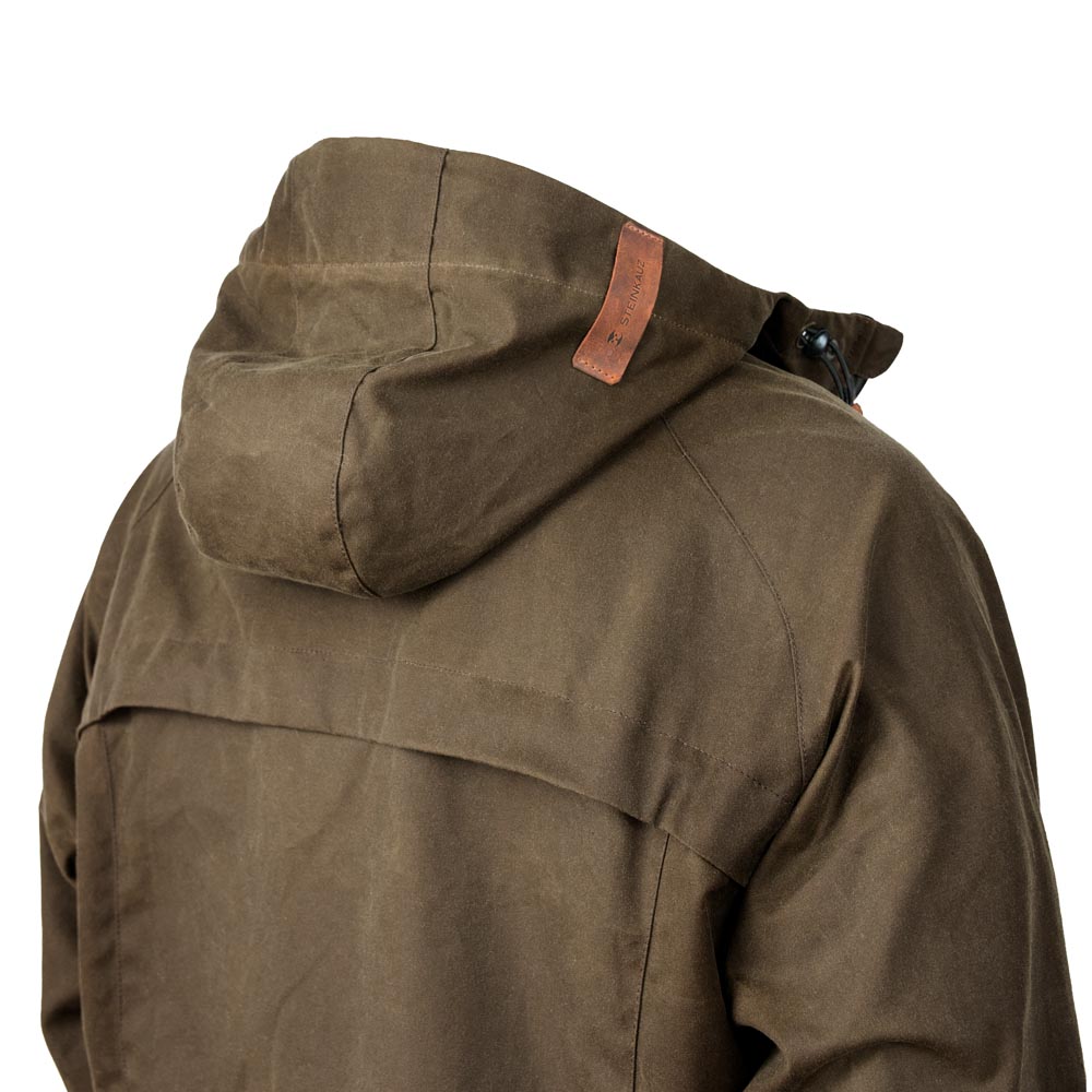 STEINKAUZ Wachsjacke "Regensegen" Dunkeloliv