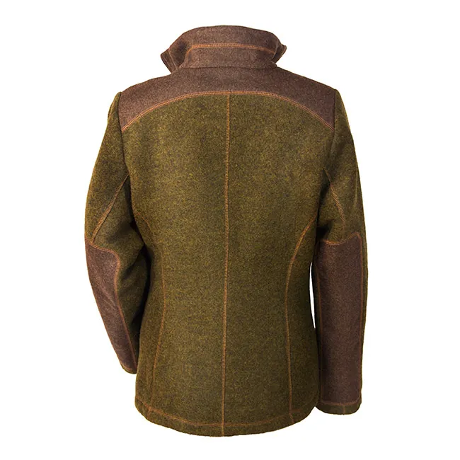 Loden-Fleecejacke "Adele" - moosgrün