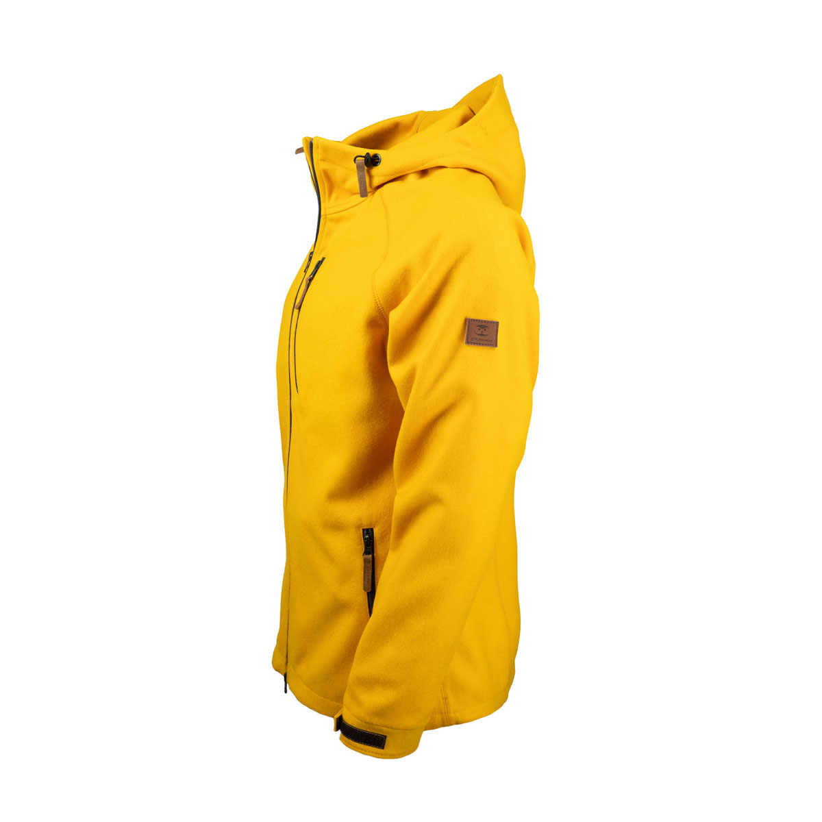 Herrenjacke "Kapuzenraudi" - Gelb