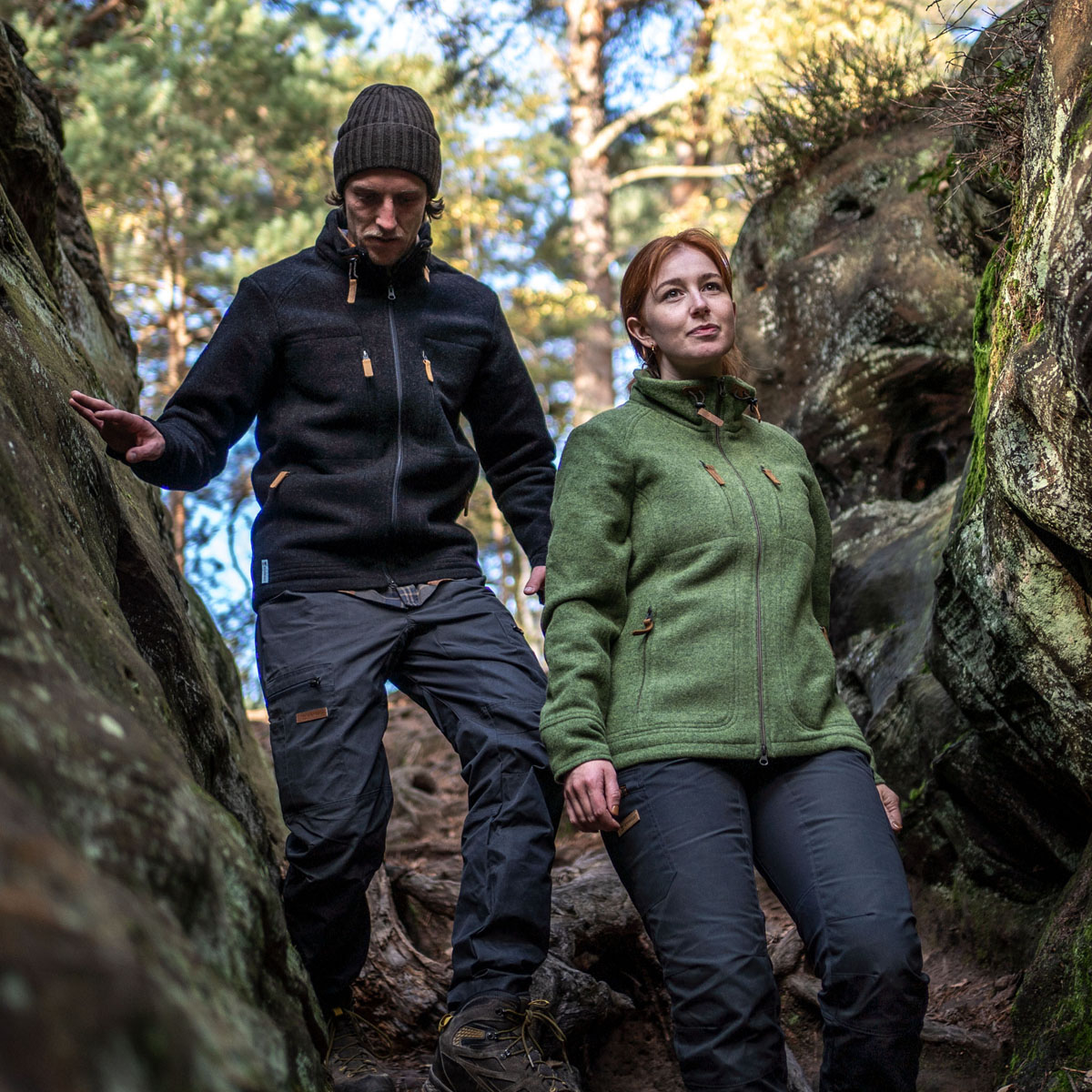 Women's Outdoor Pants "Wanderbux II", Anthracite